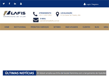 Tablet Screenshot of lafis.com.br